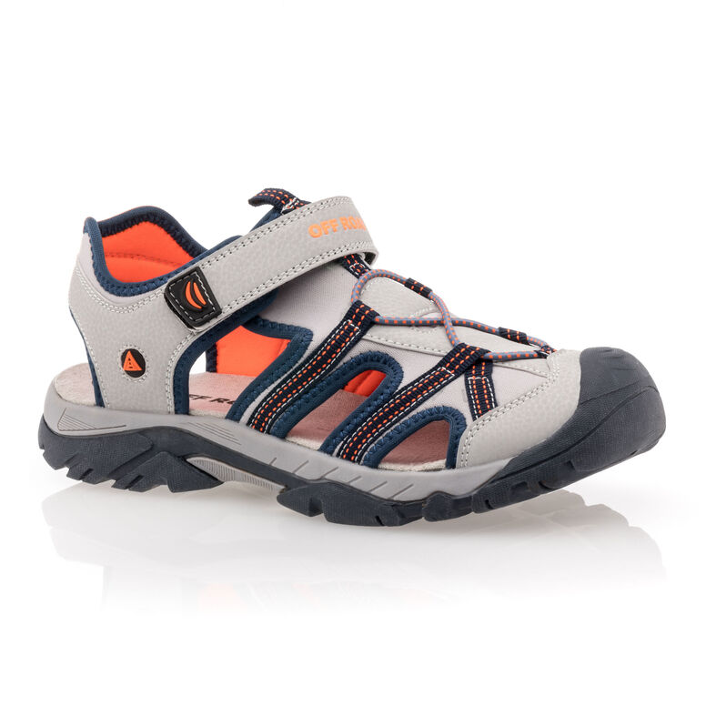 Sandalias grises para niño / Zapatos de punta abierta