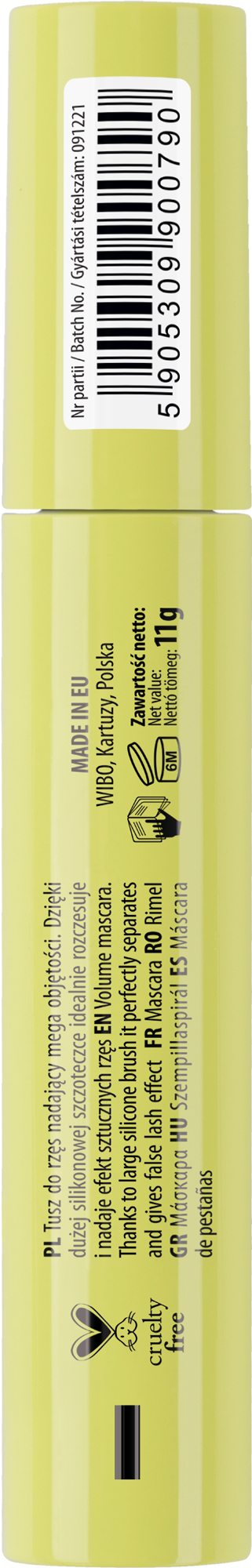 Obrovská XXL maskara Maskary