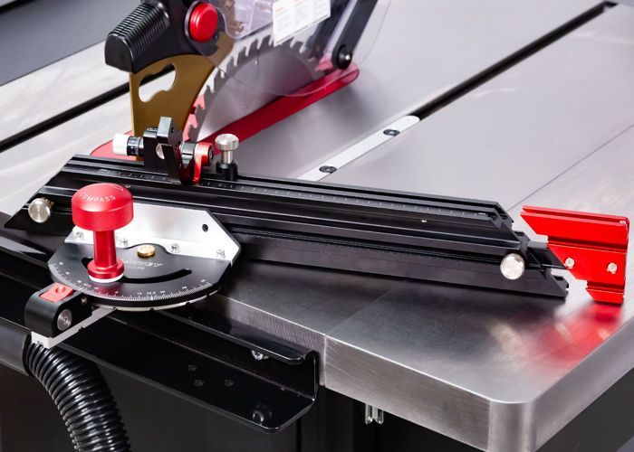 Workshop table saw, 250 mm diameter, 1.65 kW, 230 V, 91 cm stop, MW-Tech TZ2M36