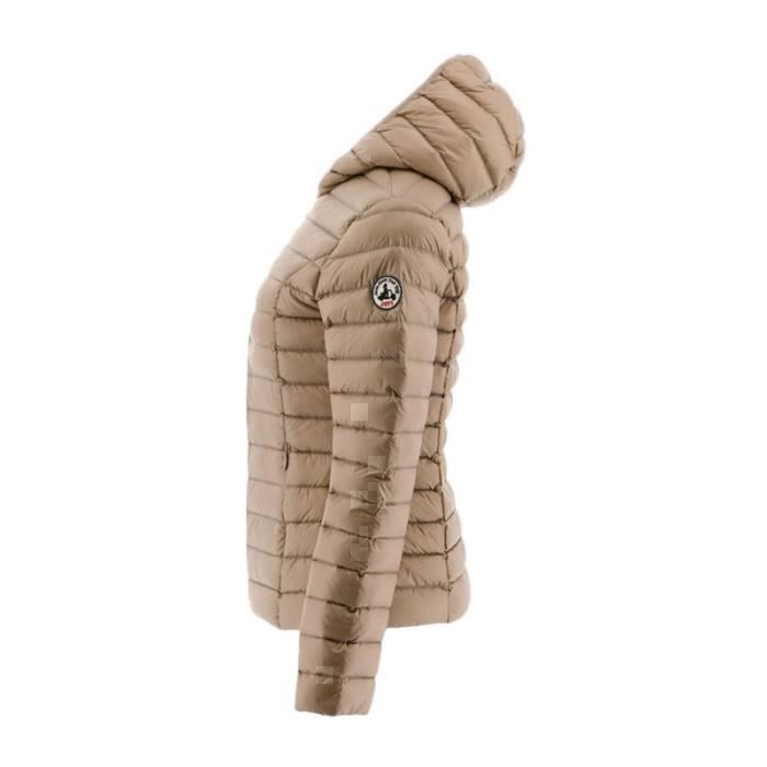 Doudoune Femme JOTT CLOE Beige - Légère et près du corps - Garnissage en plumes et duvet