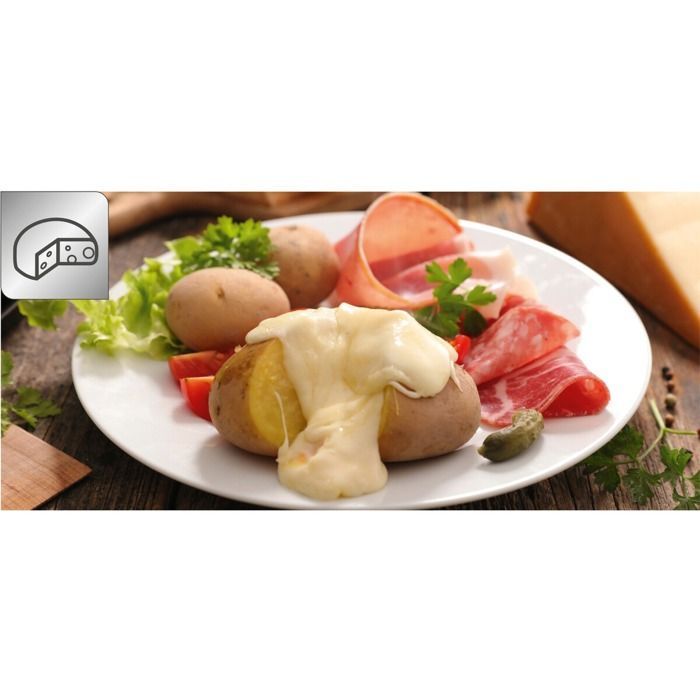 Tefal Raclette - Fondue Raclette Colormania rouge RE310512