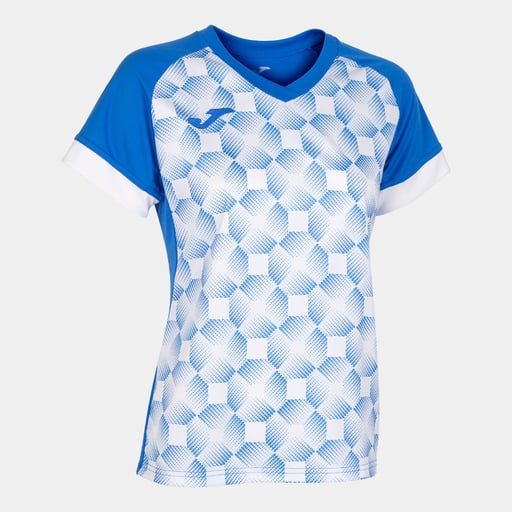 Camiseta Manga Corta Joma Supernova Iii Royal Blanco