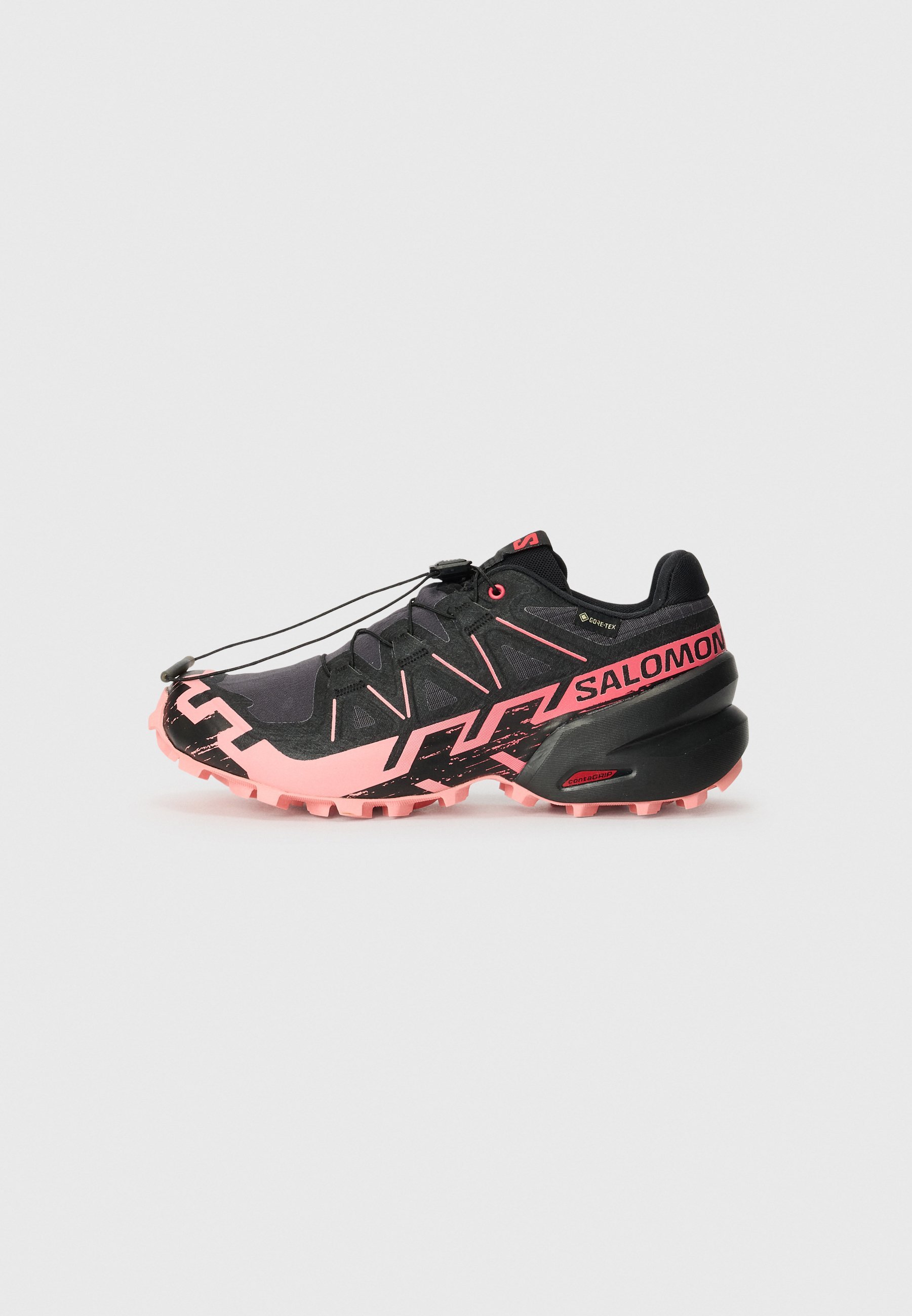 Salomon SPEEDCROSS 6 GTX – Trailrunningschuhe – Eisen/Schwarz/Flamingorosa