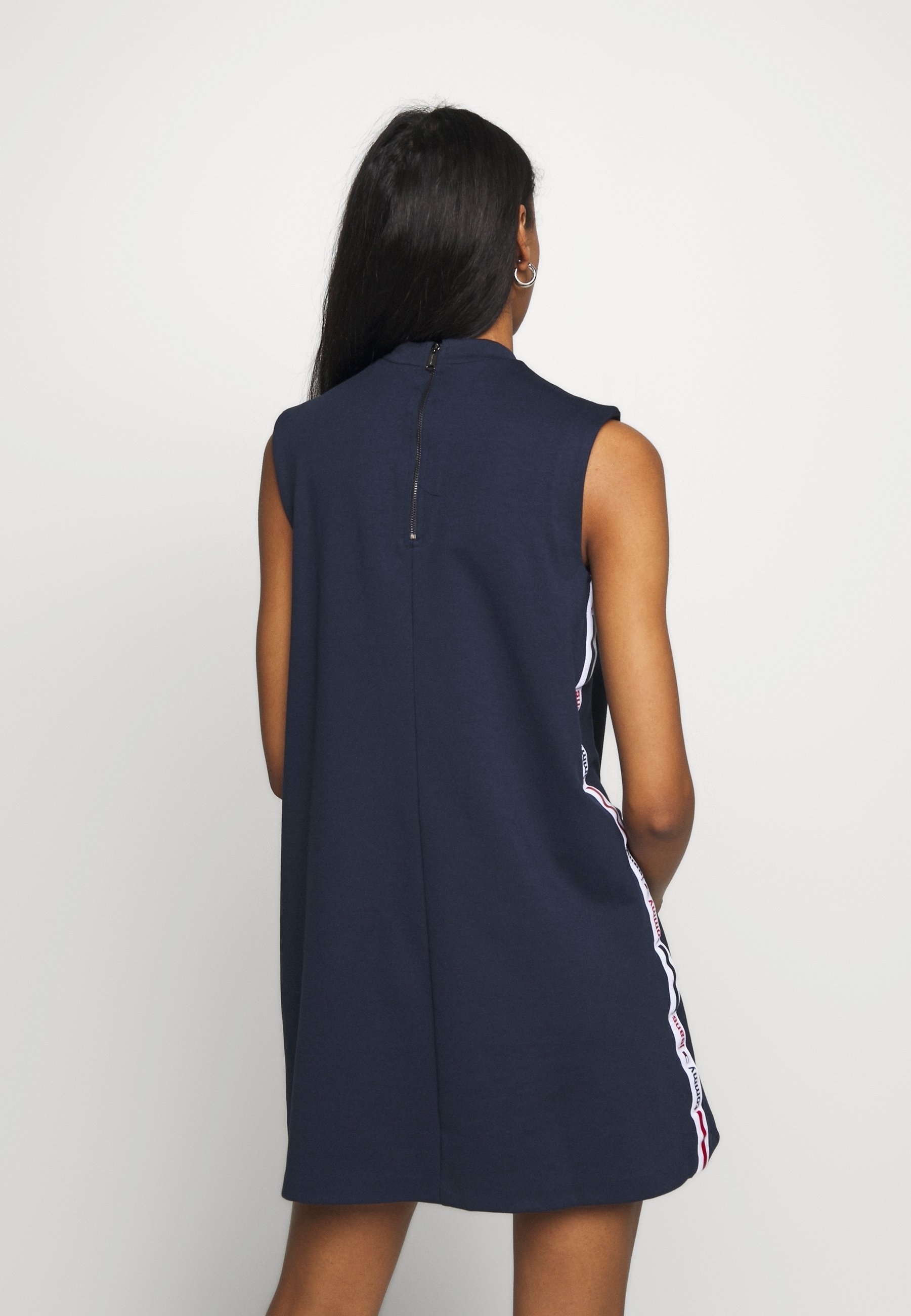 Tommy Jeans Jersey jurk - donkerblauw