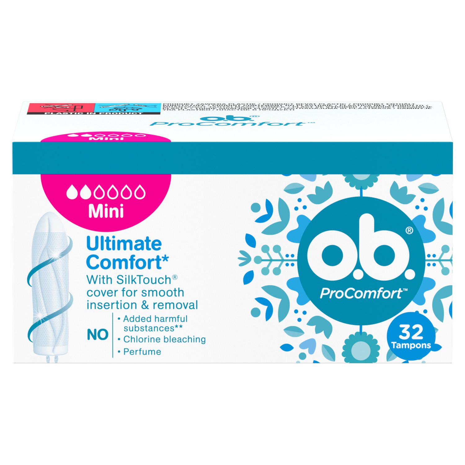 Hygieniska tamponger för obstetrik, 32 st. ProComfort Mini