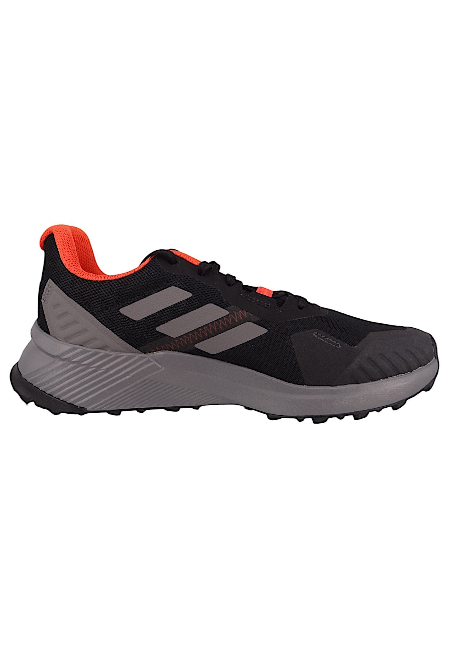 Adidas Terrex SOULSTRIDE - Chaussures de randonnée - Noir, gris et orange semi-impact