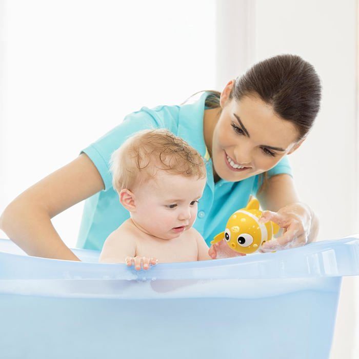 Juguete de baño para bebés, juego de 3 juguetes de cuerda para el baño de bebés, juguete para la piscina de bebés, juguetes flotantes con forma de animales