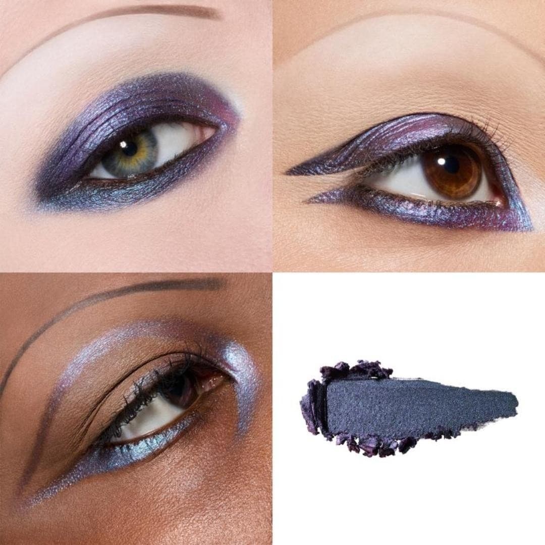 MAC akių šešėliai „Dazzleshadow Multichrome“ kompaktiški viengubi akių šešėliai – 1 g
