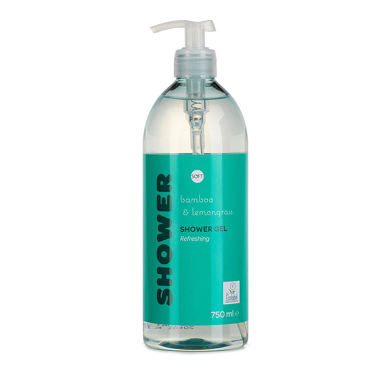Soft Shower Sæbe 750 ml Bambus & citrongræs, Soft