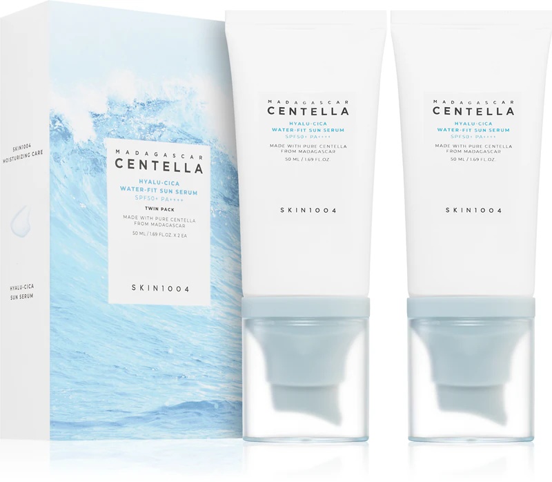 SKIN1004 Madagaskaro centelės ekstrakto „Hyalu-Cica Water-Fit“ apsauginis serumas su drėkinamuoju poveikiu, dviguba pakuotė