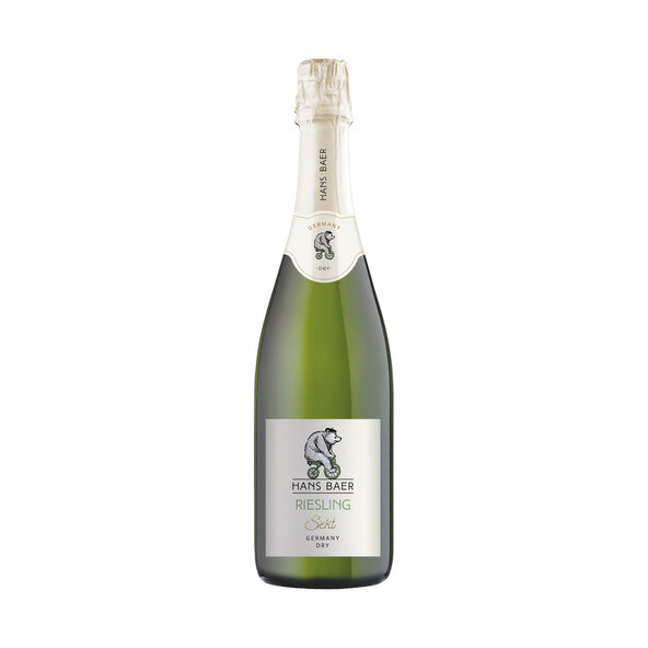 Ξηρός αφρώδης οίνος Riesling, 6 φιάλες των 0,75 l
