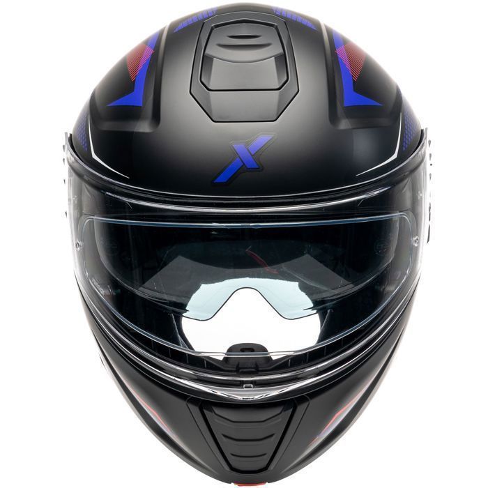 MOTOBLOUZ ATLAS HORIZON Casque de moto modulable avec visière solaire | Homologué Double homologation P/J - ECE 22.06 |