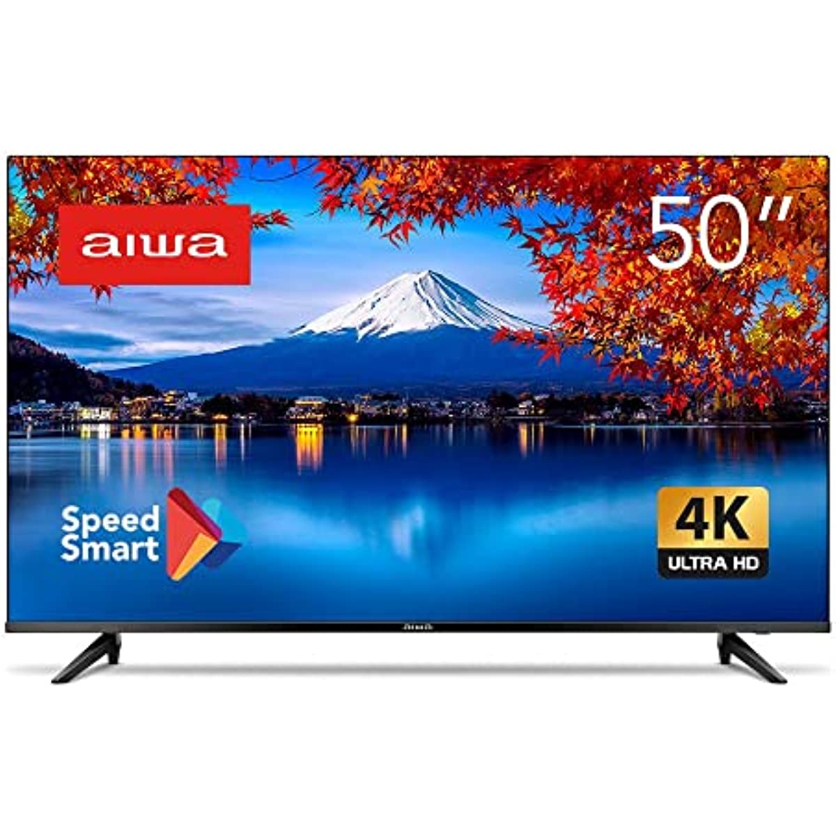 Aiwa Smart-TV 50” 4K, Ultra-Thin Edge, HDR10, Dolby Audio - AWS-TV-50-BL-01 TV 50