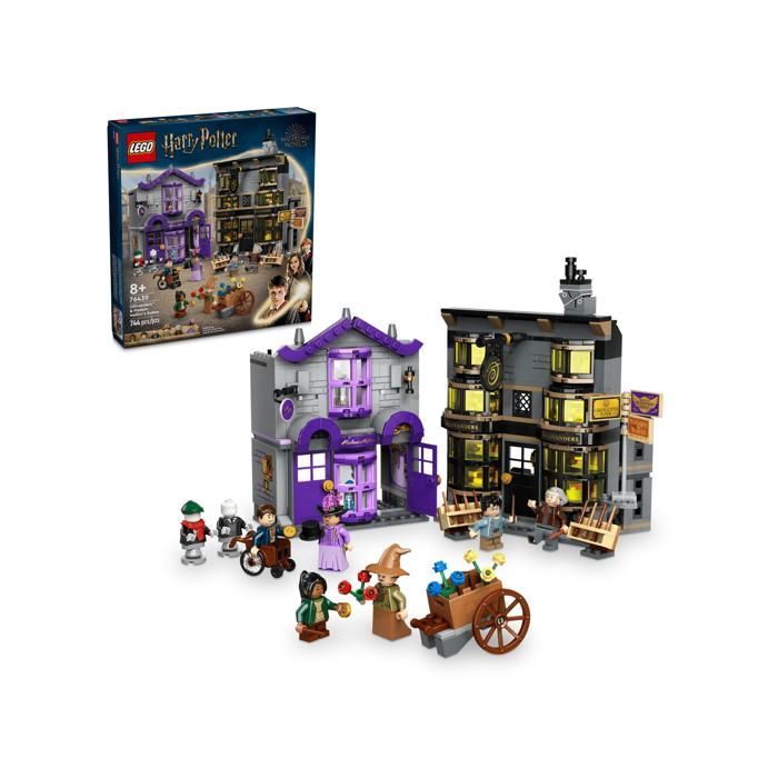 LEGO Harry Potter 76439 Ollivander's and Madam Malkin's Clothing, Wizarding Gifts, Toys, Collectibles, Ages 8+