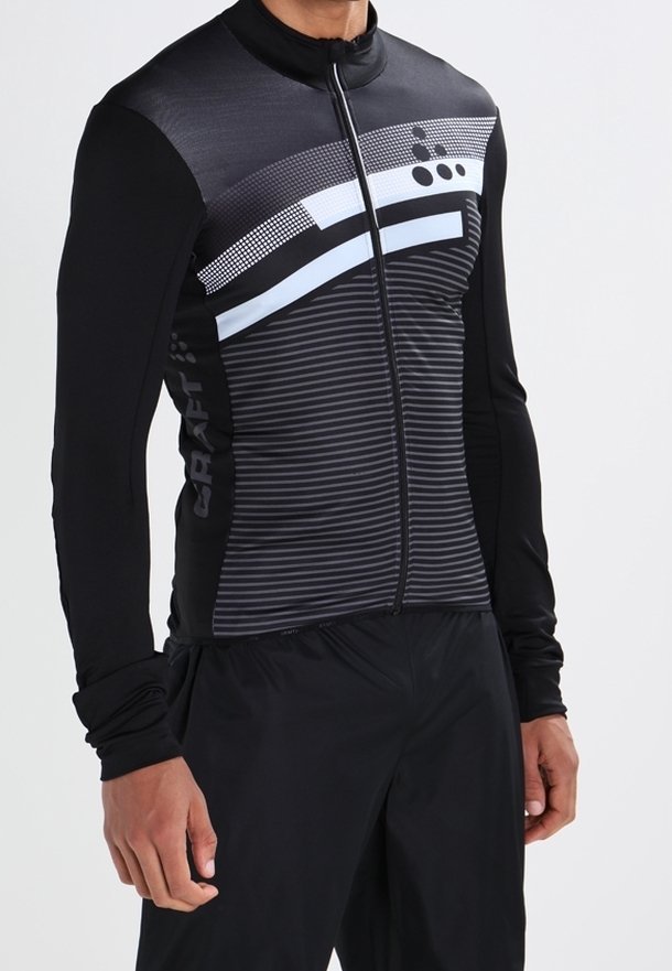Craft top met lange mouwen - zwart