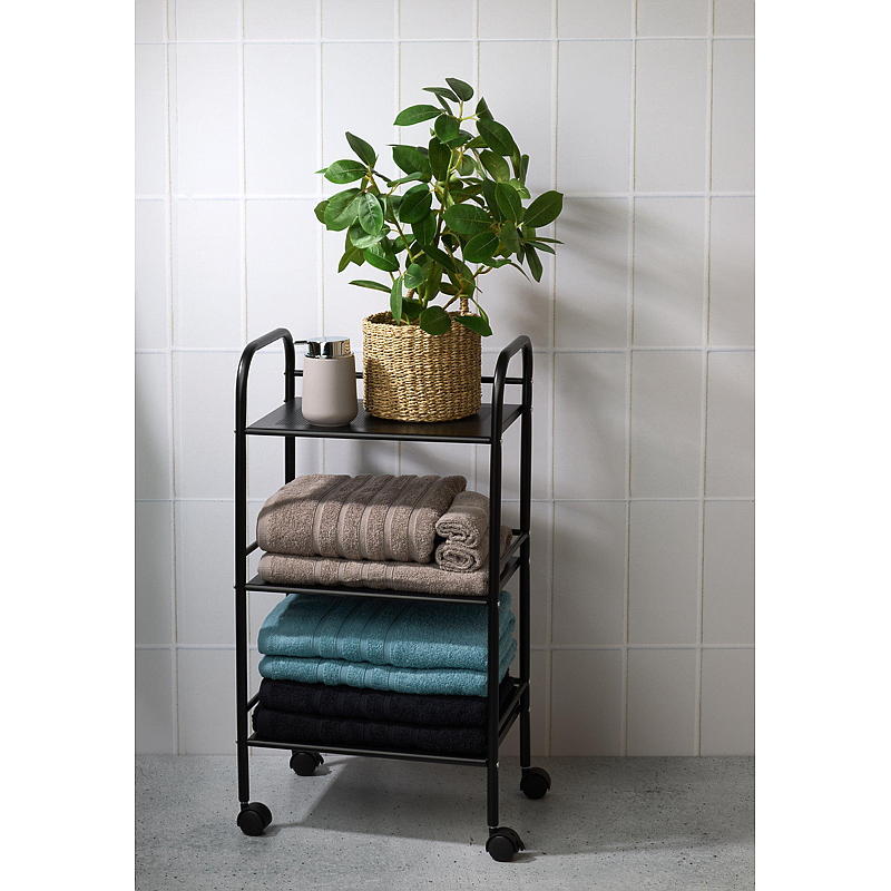 Heminredningsduk Villa 3-pack 30x30 cm mörkbeige