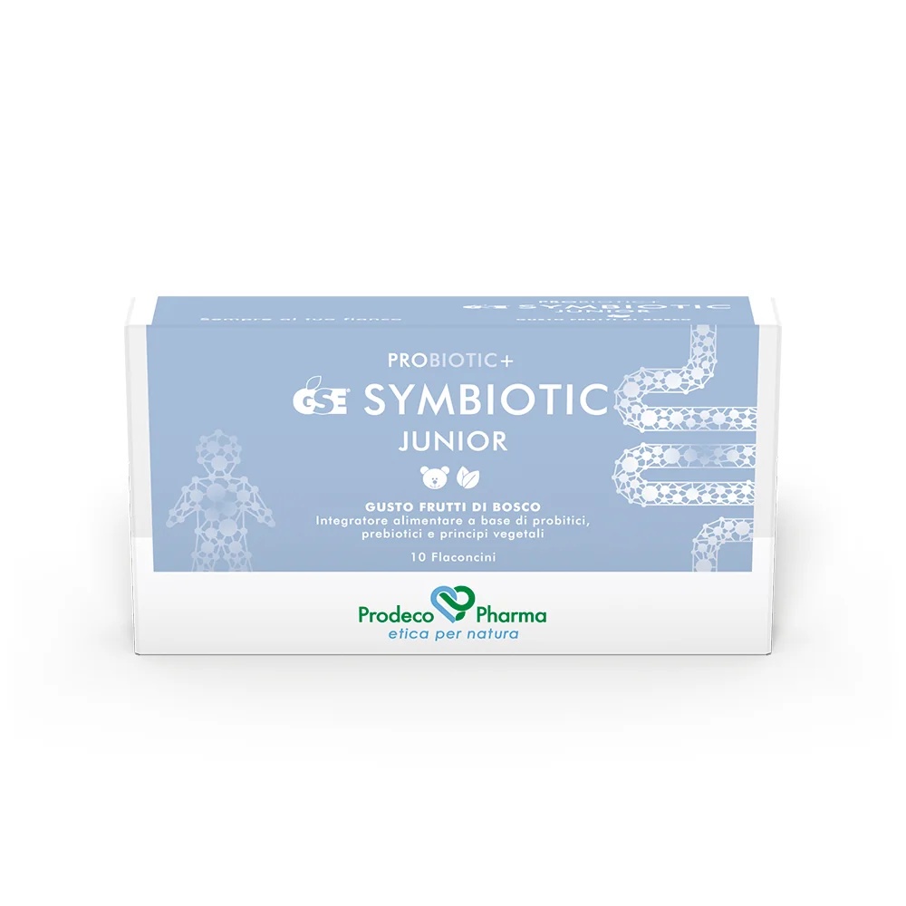 GSE Probiótico + GSE Simbiótico Jr Frutas Silvestres 10 frascos para equilíbrio intestinal
