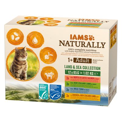 Collection IAMS Naturally Adult - Terre et Mer