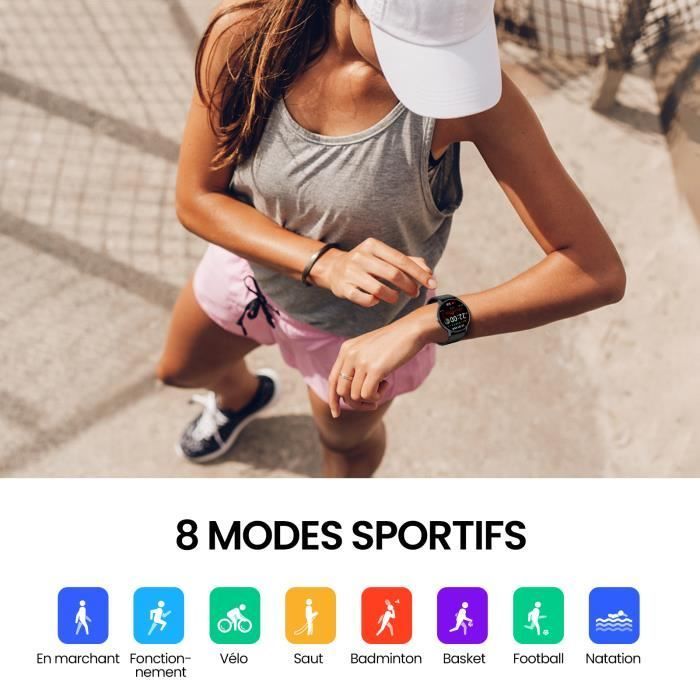 Smartwatch for Men and Women, Sports, GPS, Multifunctional, 1.28
