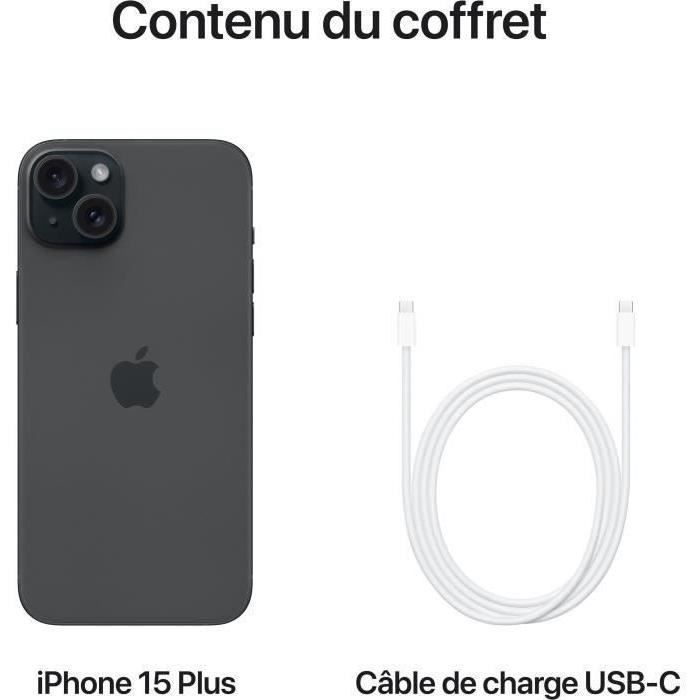 Apple iPhone 15 Plus 128 GB Negro (eSIM) (2023) - Reacondicionado - Excelente estado