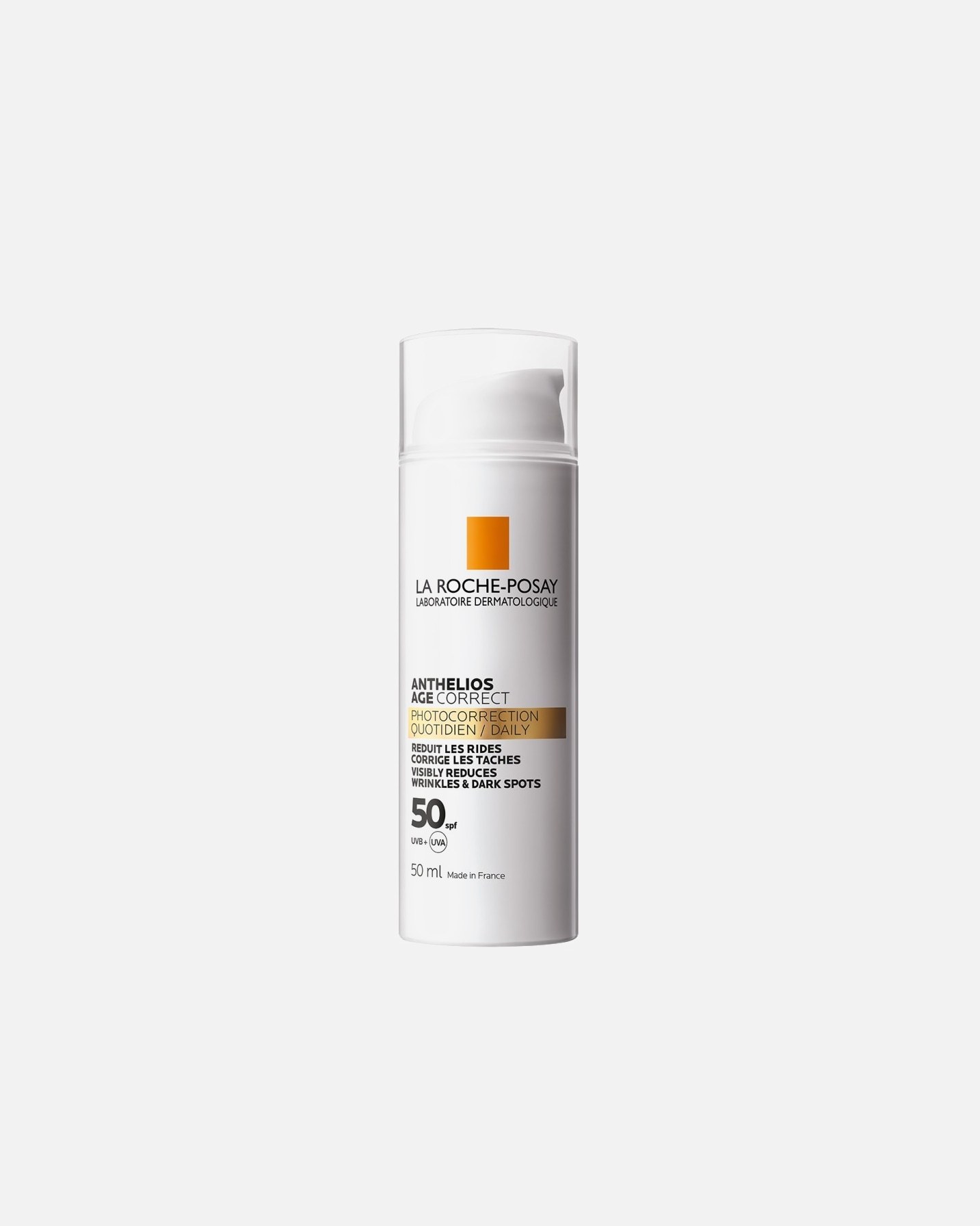 „La Roche-Posay Anthelios Age Correct“ fotokorekcinis dieninis apsauginis kremas nuo saulės SPF 50 – 50 ml