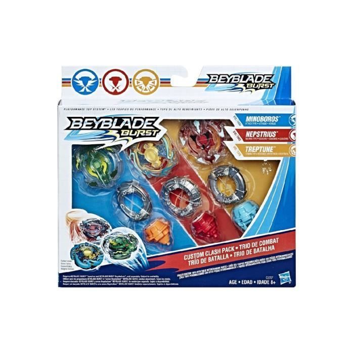 Coffret de 3 toupies BEYBLADE burst performance 2017/2018