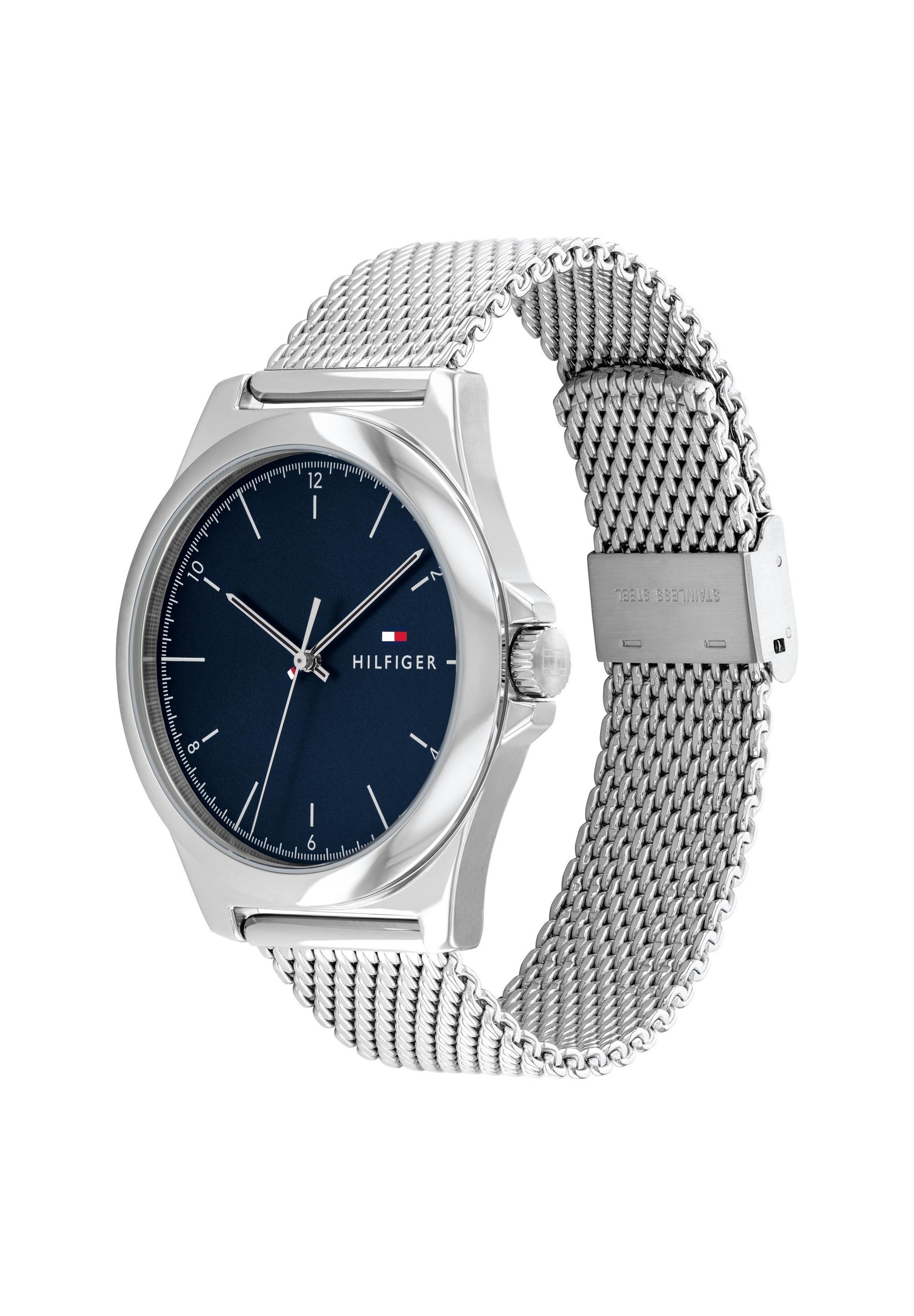 Tommy Hilfiger herenhorloge Classic - blauw en zilver