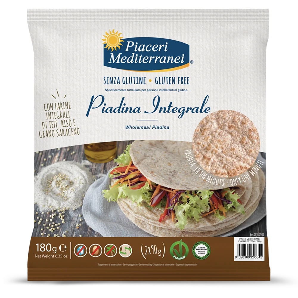 DÉLICIEUS MÉDITERRANÉENS Piadina complète Délice méditerranéen