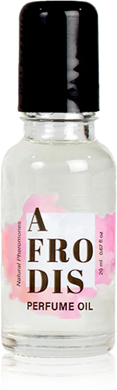 Óleo perfumado com feromônios naturais Afrodis Secret Play.