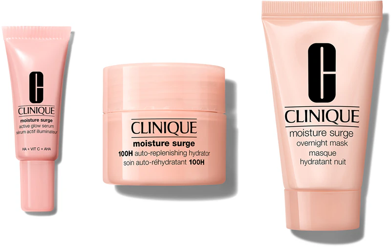 Kit de presente Clinique Mini Hydration Heroes para pele desidratada