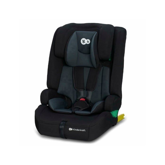 Silla de coche infantil Kinderkraft SAFETY FIX2 I-SIZE, 76–150 cm, de 15 meses a 12 años, ISOFIX, reposacabezas ajustable, seguridad óptima, negra
