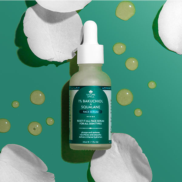 Sérum facial Nature Spell con 1 % de bakuchiol (retinol vegano) 30 ml