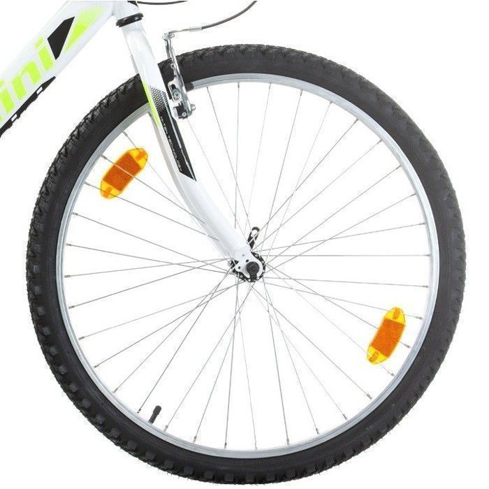 Mountain bike da uomo da 26 pollici, 18 velocità, freni V-brake + trasmissione Shimano (Offerta speciale: pompa e parafanghi inclusi)
