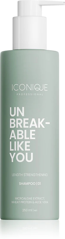ICONIQUE Professional UNBREAKABLE LIKE YOU ilgį stiprinantis šampūnas