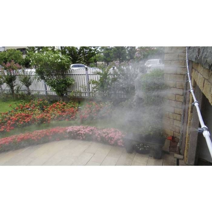 Kit de nebulización para exteriores - TOOLCRAFT - 2302370 - Reduce la temperatura hasta 6 °C - Manguera de 6 m - Conexiones de 13/15 mm