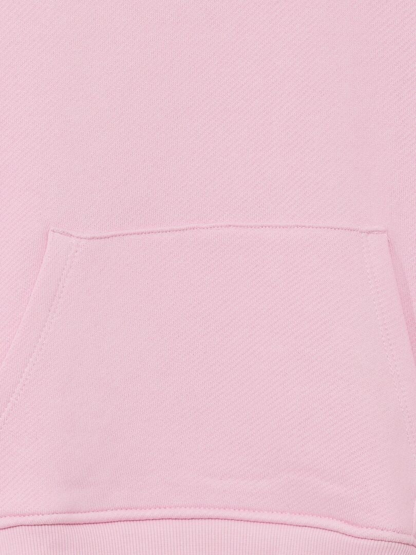 Ruimvallend sweatshirt met kangoeroezak - ROZE