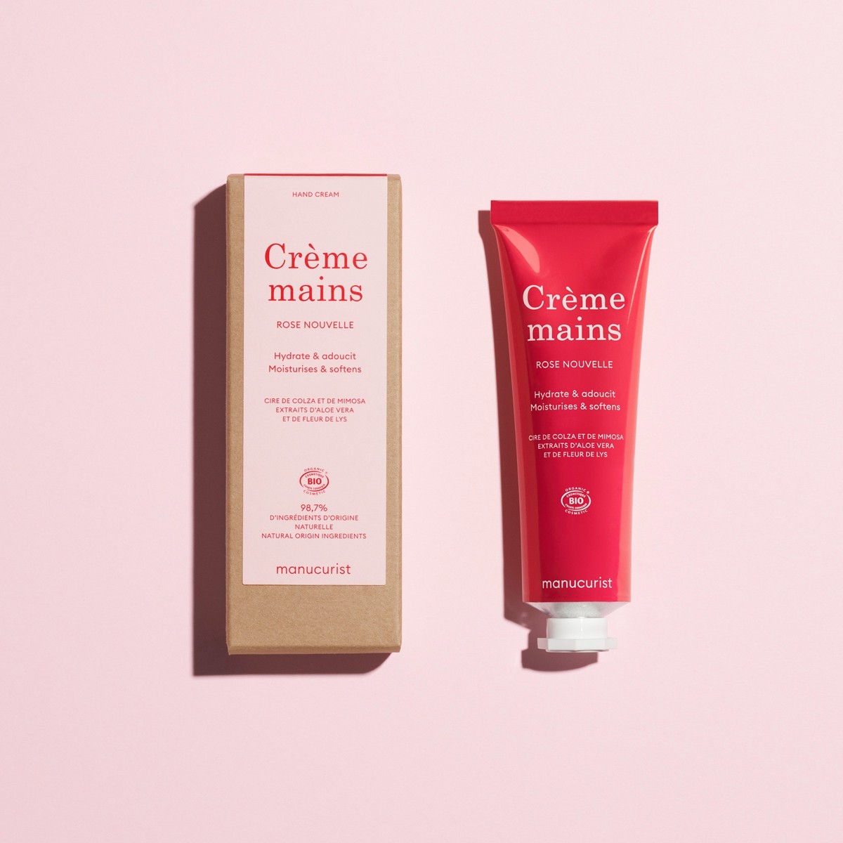 manucurist Crème mains Rose Nouvelle 60ML