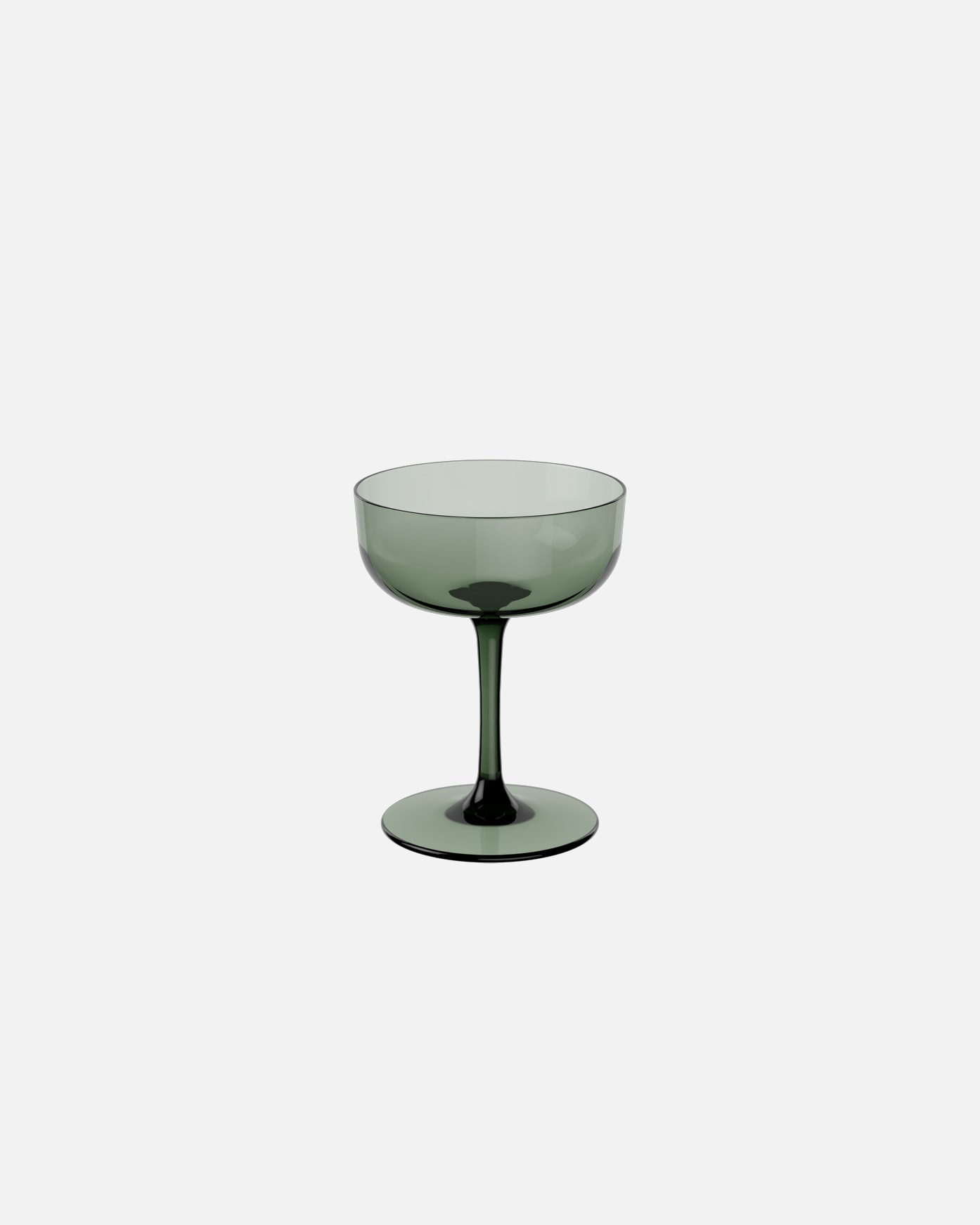 Coupe à champagne/dessert en verre Villeroy & Boch, lot de 2. Couleur : Sauge – 1 pièce