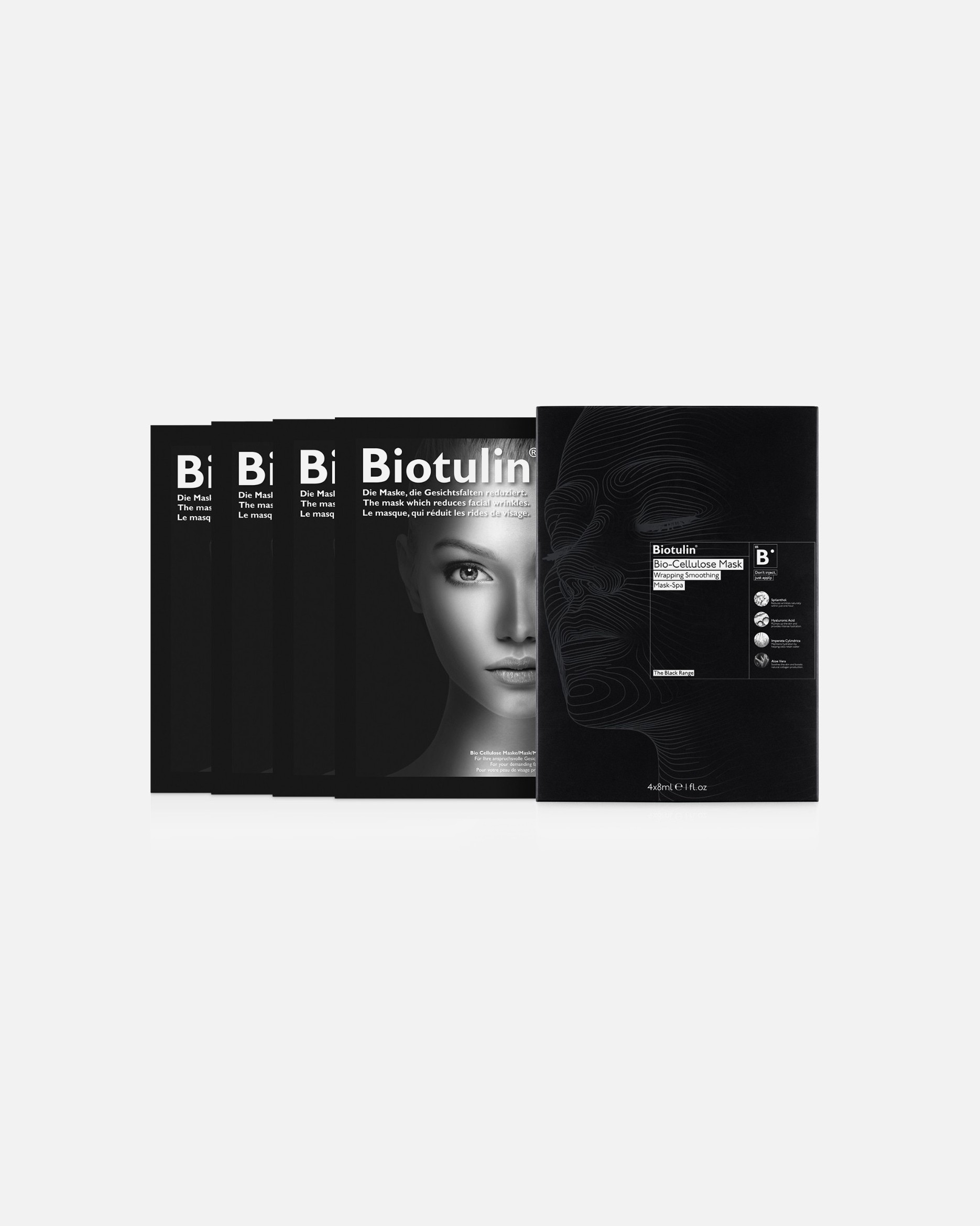 Biotulin maska protiv starenja, set maski od bioceluloze – 1 komad
