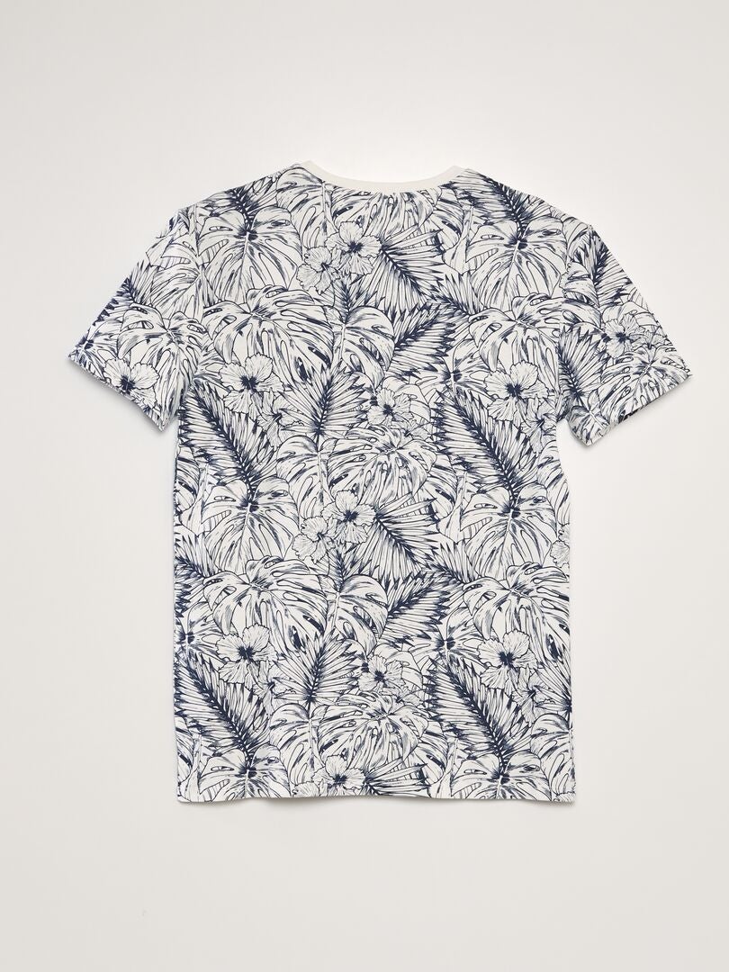 Bedrukt T-shirt - WIT