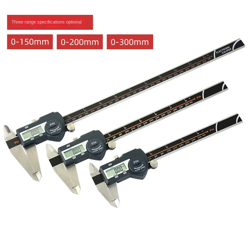 150-200-300mm Waterproof And Oil-Proof Stainless Steel Electronic Digital Display Vernier Caliper Штангенциркуль Digital Caliper