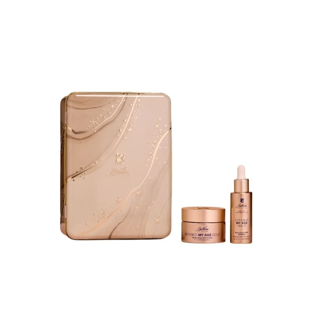Defence My Age DEFENCE MY AGE GOLD kit natale 2025 - Cofanetto Make Up, Tratt.viso 24 ore antirughe