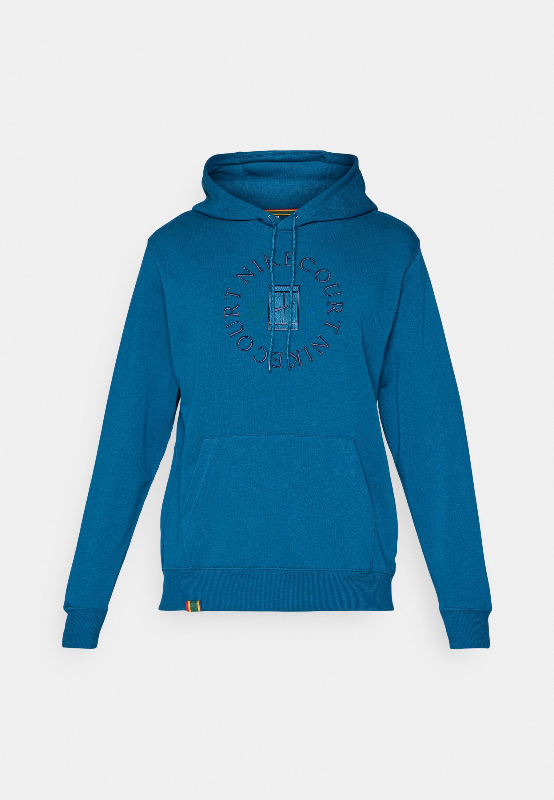 Nike Performance NIKECOURT HERITAGE HOODIE - Hoodie - blue force/obsidian
