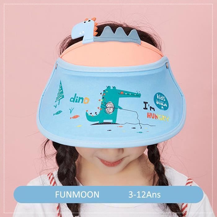 Sombreros para el sol - FUNMOON - Niño - Camiseta vacía para bebé - Dinosaurio Conejo - Protección UV