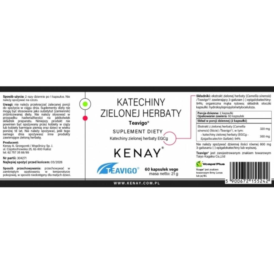 Kenay Grüner Tee Catechine Teavigo