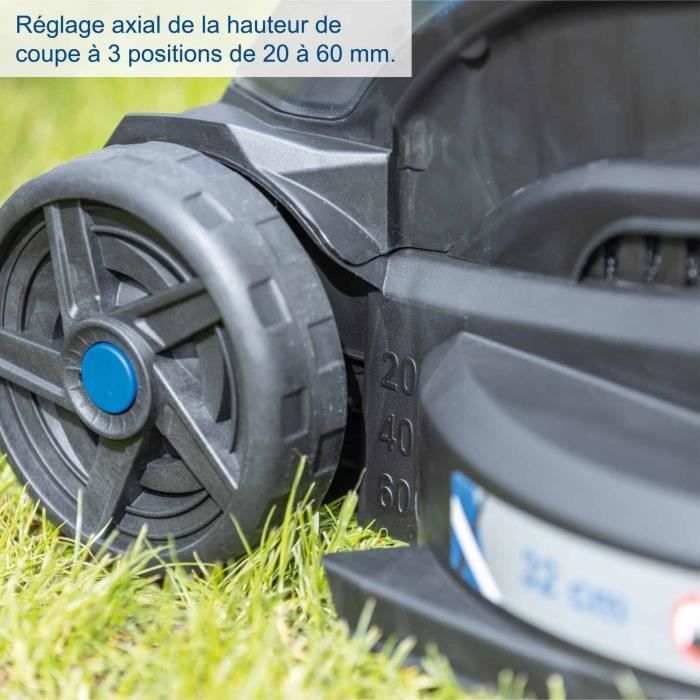 Akku-Rasenmäher BC-MP320-X SET L – 4-Ah-Akku + 2,4-Ah-Ladegerät – SCHEPPACH