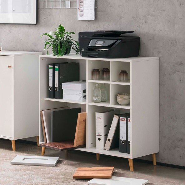 Regal Serie 500 U 1000 R, perlweiß