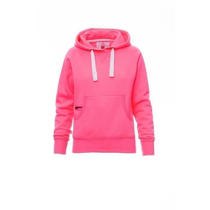 Women's sweatshirt - Payper Wear - Atlanta - Neon Fuchsia - Pink - Size L