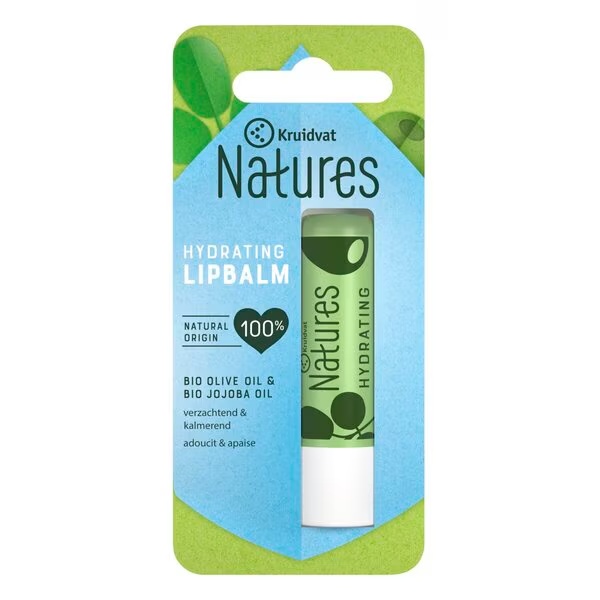Kruidvat Natures hidratantni balzam za usne s maslinovim uljem i uljem jojobe 4,8 g