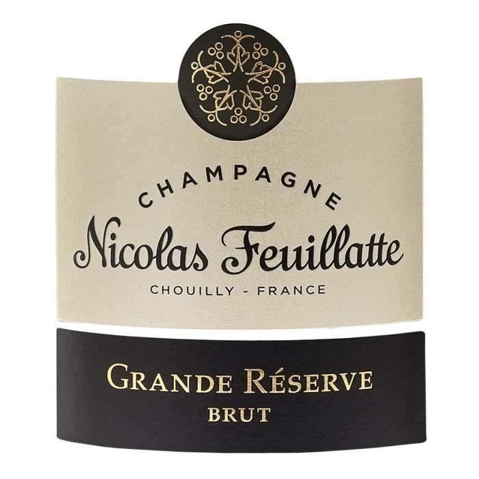 Nicolas Feuillatte Grande Réserve Brut Champagne 75cl x3